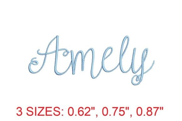 Amely Regular Font: A Versatile Choice for Embroidery Enthusiasts