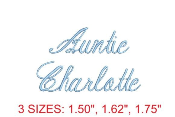 Auntie Charlotte Font