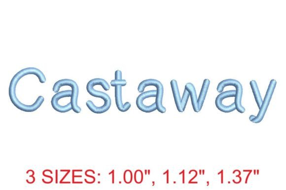 Castaway Embroidery Font: A Versatile Tool for Creative Expression