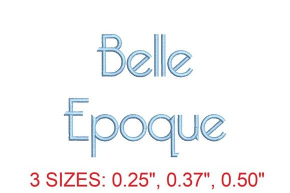 Elevate Your Embroidery Projects with the Exquisite Belle Epoque Embroidery Font
