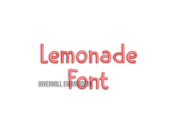 Embellish Your Fabrics with the Beautiful Lemonade Font
