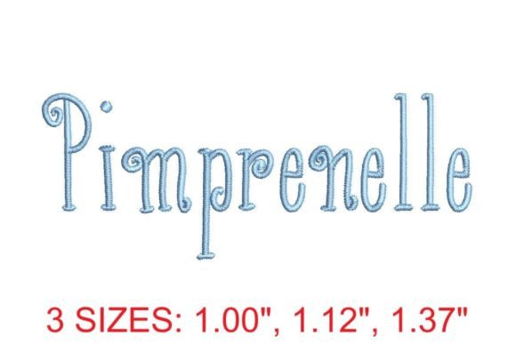 Introducing the Pimprenelle Embroidery Font: Your Ultimate Tool for Stylish Embellishment
