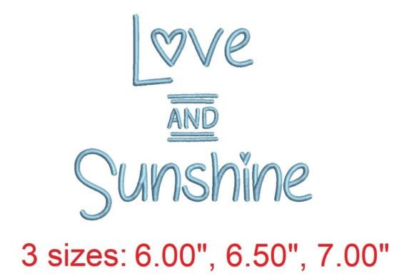 Love and Sunshine Embroidery Font – A Delightful Fusion of Affection and Creativity