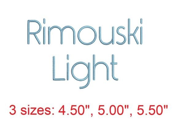 Rimouski Light Embroidery Font: A Strategic Tool for Creative and Professional Expression