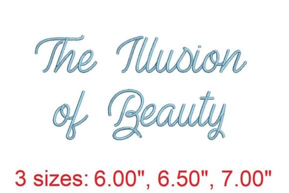 The Illusion of Beauty